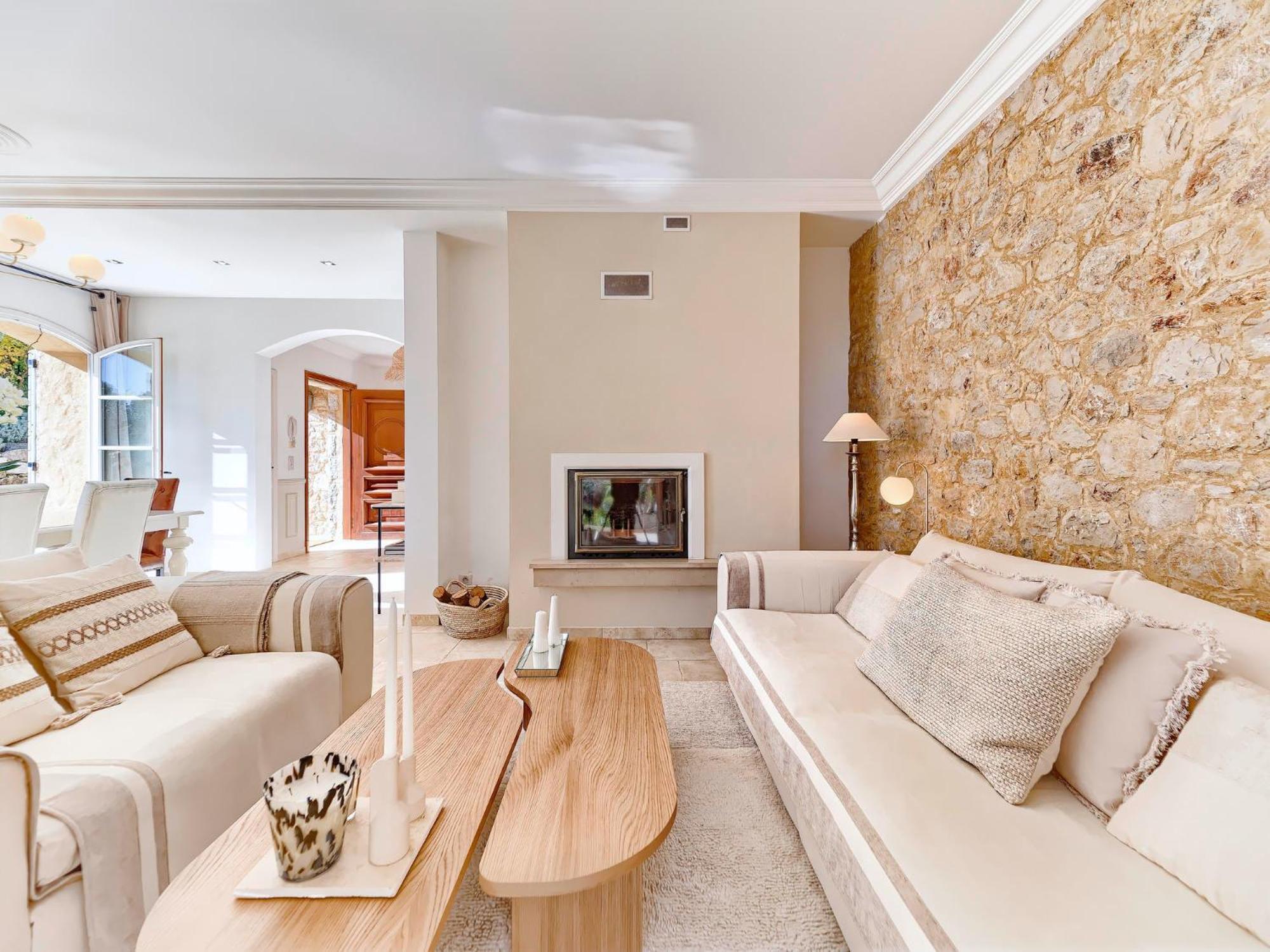 Willa Bastide D'Architecte En Pierre Cagnes-sur-Mer Zewnętrze zdjęcie