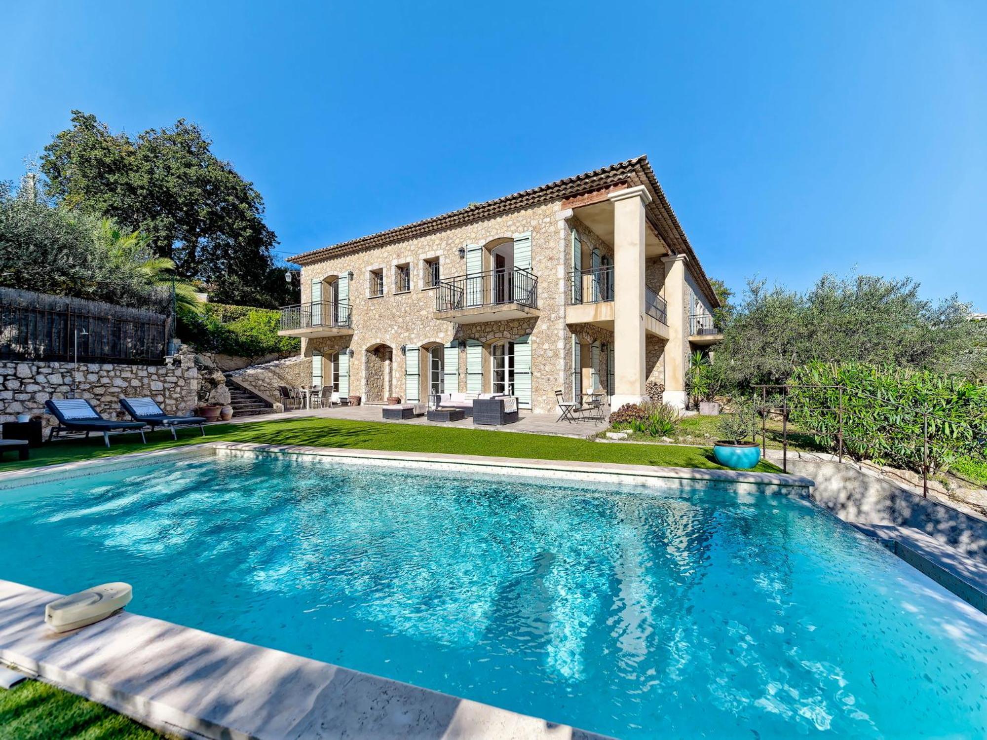 Willa Bastide D'Architecte En Pierre Cagnes-sur-Mer Zewnętrze zdjęcie